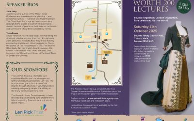 WORTH200 October Lecture Programme Full Details