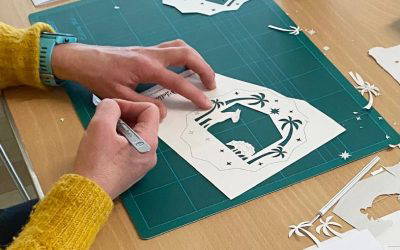 AS&C WINTER FESTIVITIES OF THE PAST Paper cutting Festive Card Workshops 22nd November 2026